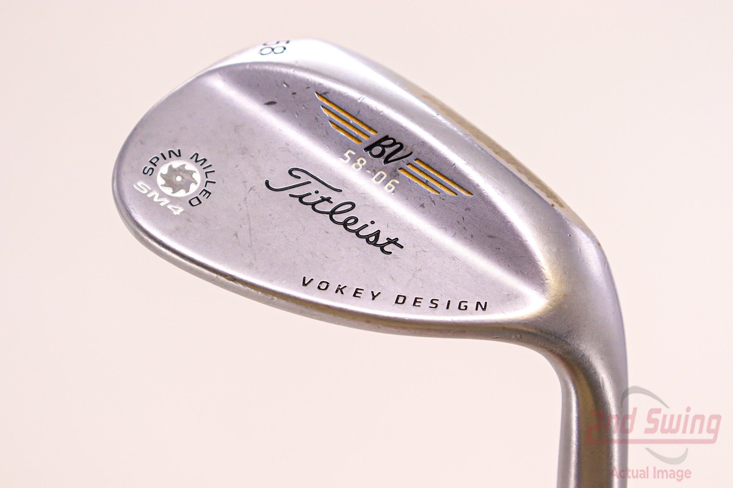 Titleist Vokey Spin Milled SM4 Chrome Wedge (D-92333893618)