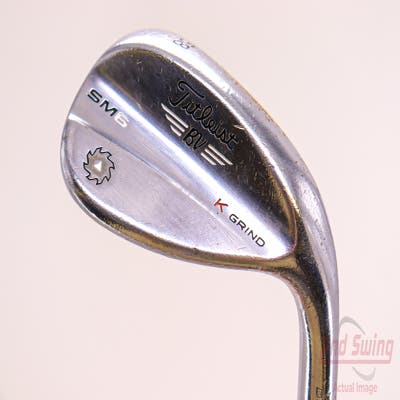 Titleist Vokey SM6 Tour Chrome Wedge Lob LW 58° 12 Deg Bounce K Grind SM6 BV Steel Wedge Flex Right Handed 35.5in