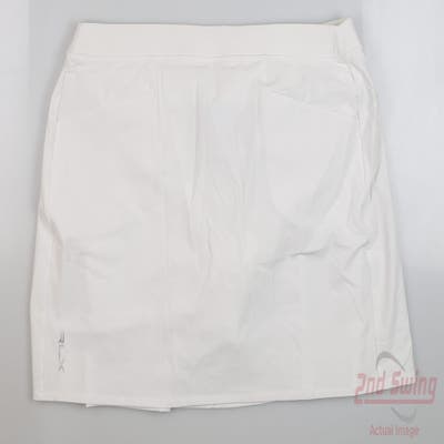 New Womens Ralph Lauren RLX Skort Large L White MSRP $135