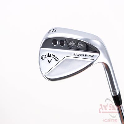 Mint Callaway Jaws Raw Chrome Wedge Lob LW 58° 10 Deg Bounce S Grind Dynamic Gold Spinner TI Steel Wedge Flex Right Handed 35.0in