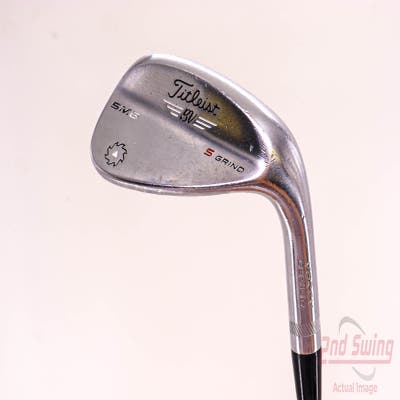 Titleist Vokey SM6 Tour Chrome Wedge Sand SW 54° 10 Deg Bounce S Grind SM6 BV Steel Wedge Flex Right Handed 35.5in