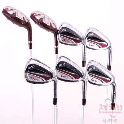 Ping G LE 2 Iron Set 6H 7H 8-PW UW SW ULT 240 Lite Graphite Ladies Right Handed Black Dot 36.0in