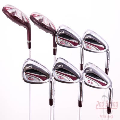 Ping G LE 2 Iron Set 6H 7H 8-PW UW SW ULT 240 Lite Graphite Ladies Right Handed Black Dot 36.0in