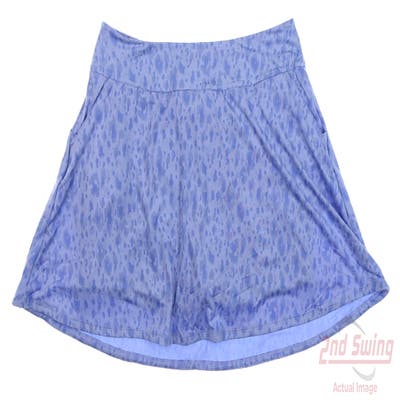 New Womens Adidas Print Skort Large L Blue MSRP $80