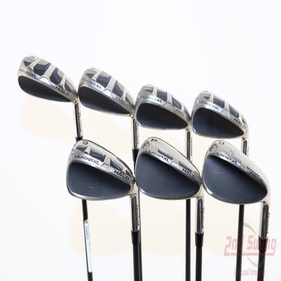 Cleveland Launcher XL Halo Iron Set 5-PW GW Project X Cypher 60 Graphite Regular Right Handed 38.5in