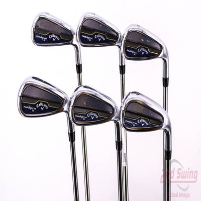 Callaway Paradym X Iron Set 6-PW AW Mitsubishi Grand Bassara i55 Graphite Regular Right Handed 38.5in