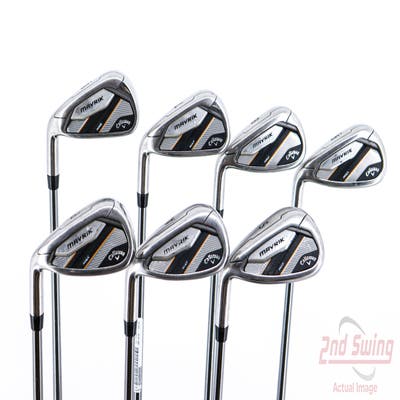 Callaway Mavrik Max Iron Set 6-PW AW SW Project X Catalyst 50 Graphite Senior Left Handed 37.5in