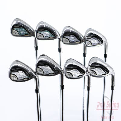 Callaway Steelhead XR Iron Set 5-PW GW SW Stock Steel Shaft Steel Stiff Right Handed 38.5in