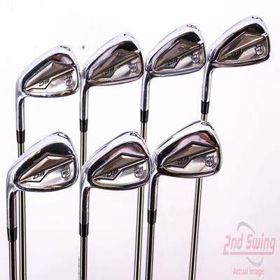 Wilson Staff D9 Forged Iron Set 5-PW AW UST Mamiya Recoil 95 F4 Graphite Stiff Left Handed 38.0in