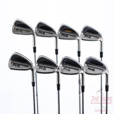 Ping S59 Iron Set 3-PW Stock Steel Shaft Steel Stiff Right Handed Silver Dot 38.75in