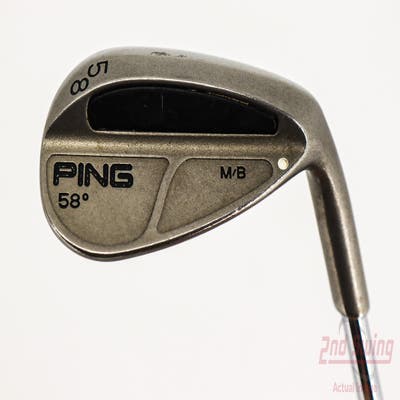 Ping MB Wedge Lob LW 58° M Grind True Temper Dynamic Gold S300 Steel Stiff Right Handed White Dot 35.0in