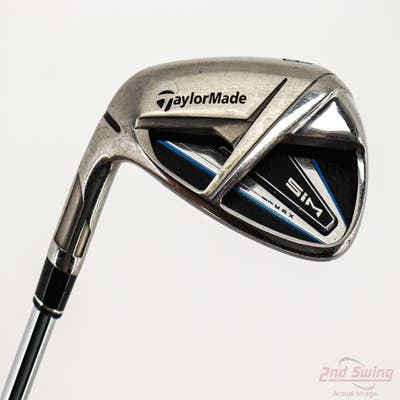 TaylorMade SIM MAX Single Iron Pitching Wedge PW FST KBS MAX 85 Steel Stiff Left Handed 36.0in