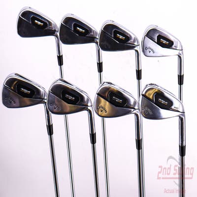 Callaway Rogue ST Pro Iron Set 4-PW GW Project X RIFLE 105 Flighted Steel Regular Right Handed 38.0in