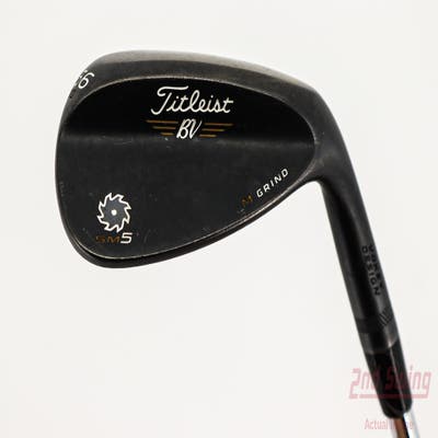 Titleist Vokey SM5 Raw Black Wedge Sand SW 56° 10 Deg Bounce M Grind Titleist SM5 BV Steel Wedge Flex Right Handed 35.0in