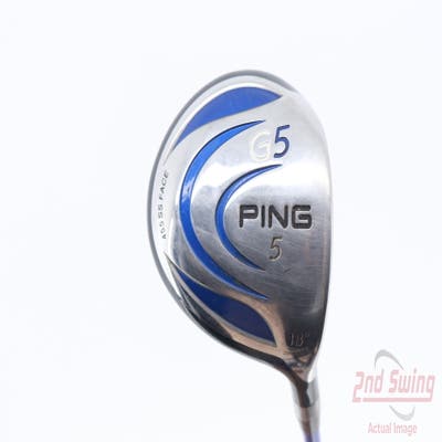 Ping G5 Fairway Wood 5 Wood 5W 18° Grafalloy ProLaunch Blue 75 Graphite Stiff Right Handed 42.25in