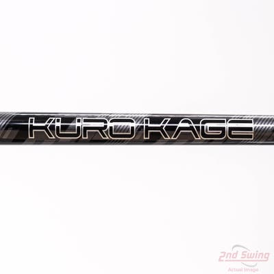 Used W/ TaylorMade RH Adapter Mitsubishi Rayon Kuro Kage Black HBP 50 50g Fairway Shaft Stiff 42.25in