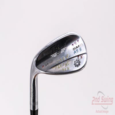 Titleist Vokey SM6 Tour Chrome Wedge Gap GW 52° 12 Deg Bounce F Grind Rifle Prescion Steel X-Stiff Left Handed 35.5in