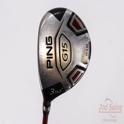 Ping G15 Fairway Wood 3 Wood 3W 15.5° Ping TFC 149F Graphite Stiff Left Handed 42.0in