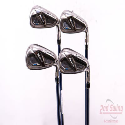 TaylorMade SIM2 MAX OS Iron Set 7-PW Fujikura Ventus Blue 5 Graphite Senior Right Handed 37.5in