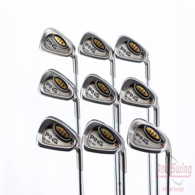 Ping i3 + Blade Iron Set 3-PW GW Ping Z-Z65 with Cushin Insert Steel Stiff Right Handed Red dot 38.25in