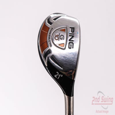 Ping G10 Hybrid 3 Hybrid 21° Stock Steel Shaft Steel Regular Right Handed 39.5in