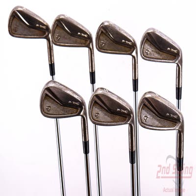 TaylorMade P7MC Iron Set 4-PW Project X Rifle 6.0 Steel Stiff Right Handed 38.0in