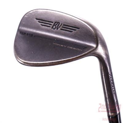 Titleist Vokey SM9 Jet Black Wedge Gap GW 52° 8 Deg Bounce F Grind Project X Rifle 6.0 Steel Stiff Right Handed 35.25in