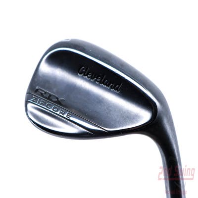 Cleveland RTX ZipCore Black Satin Wedge Lob LW 60° 12 Deg Bounce Full FST KBS Tour-V 130 Steel Wedge Flex Right Handed 35.0in