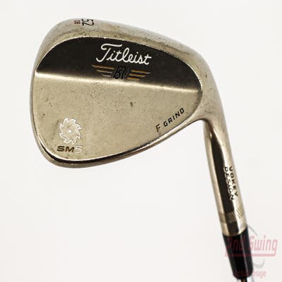 Titleist Vokey SM5 Gold Nickel Wedge Gap GW 52° 8 Deg Bounce F Grind FST KBS Tour Steel Stiff Right Handed 35.5in