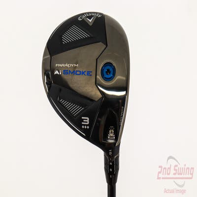 Mint Callaway Paradym Ai Smoke TD Fairway Wood 3 Wood 3W 15° Project X Denali Black 70 Graphite Stiff Right Handed 43.25in