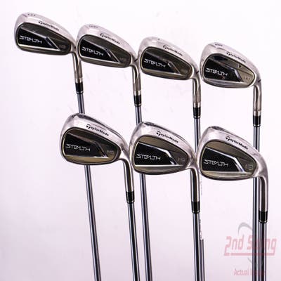 TaylorMade Stealth HD Iron Set 5-PW AW Fujikura Speeder NX 50 Graphite Senior Right Handed 38.5in