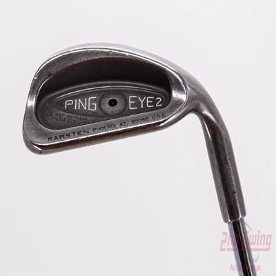 Ping Eye 2 Single Iron Pitching Wedge PW Stock Steel Shaft Steel Regular Right Handed Black Dot 36.25in