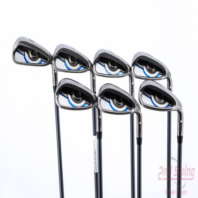 Ping Gmax Iron Set 6-PW GW SW Ping CFS Graphite Senior Right Handed White Dot 39.5in