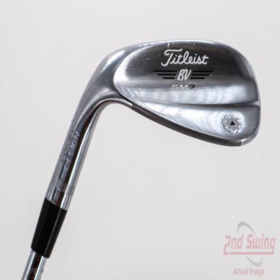 Titleist Vokey SM7 Tour Chrome Wedge Gap GW 52° 8 Deg Bounce F Grind SM7 BV Steel Wedge Flex Left Handed 35.75in