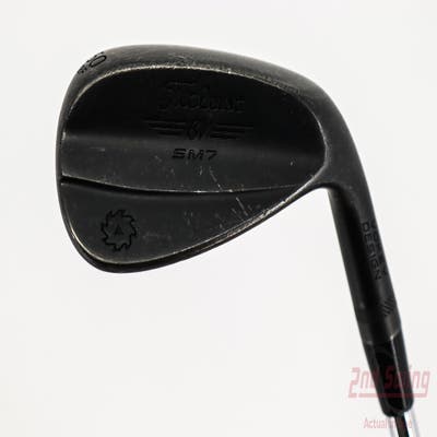 Titleist Vokey SM7 Jet Black Wedge Gap GW 50° 8 Deg Bounce F Grind SM7 BV Steel Wedge Flex Right Handed 35.75in