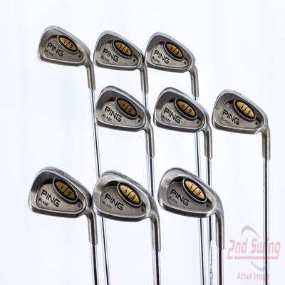 Ping i3 Blade Iron Set 3-SW Ping JZ Steel Stiff Right Handed Black Dot 39.0in