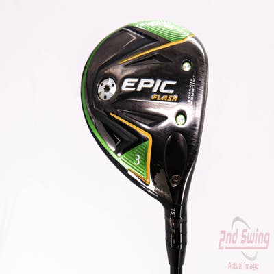 Callaway EPIC Flash Fairway Wood 3 Wood 3W 15° Mitsubishi Tensei AV Blue 75 Graphite Regular Right Handed 43.0in