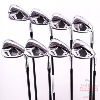 Ping G430 Iron Set 6-PW AW GW SW ALTA CB Black Graphite Regular Right Handed Black Dot 38.5in