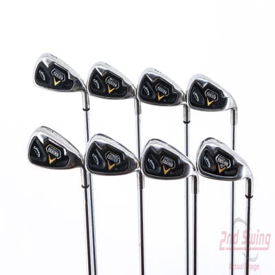 Callaway Fusion Iron Set 3-PW Callaway Stock Steel Steel Tour X-Stiff Right Handed 38.0in