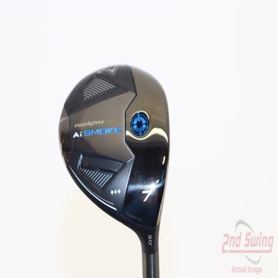 Mint Callaway Paradym Ai Smoke TD Fairway Wood 7 Wood 7W 20° Project X Denali Black 80 Graphite X-Stiff Right Handed 42.0in