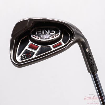 Ping G15 Single Iron 6 Iron Ping AWT Steel Stiff Right Handed White Dot 38.25in