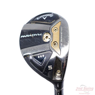 Callaway Paradym Triple Diamond Fairway Wood 5 Wood 5W 18° Mitsubishi Kai'li White 70 Graphite Stiff Right Handed 42.5in