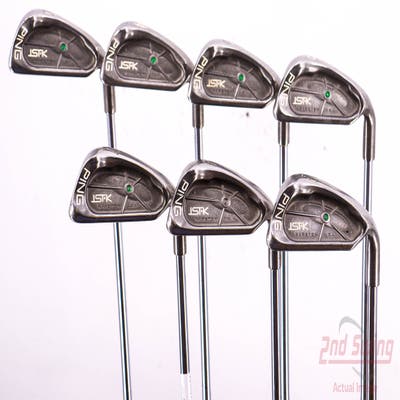 Ping ISI K Iron Set 3-9 Iron Ping JZ Steel Stiff Right Handed Green Dot 38.0in