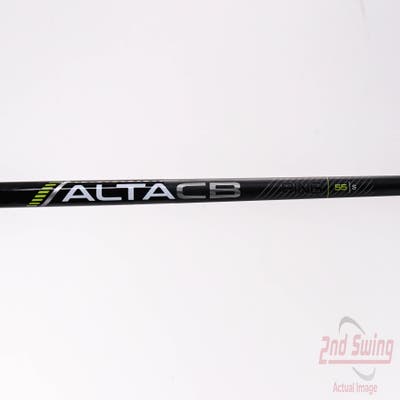 Used W/ Ping RH Adapter Ping ALTA CB 55 Black 55g Driver Shaft Stiff 44.75in