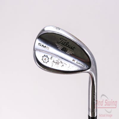 Titleist Vokey SM6 Tour Chrome Wedge Lob LW 60° 12 Deg Bounce K Grind SM6 BV Steel Wedge Flex Right Handed 35.0in