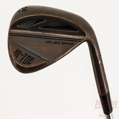 Mint TaylorMade Milled Grind HI-TOE 3 Copper Wedge Lob LW 58° 7 Deg Bounce FST KBS Hi-Rev 2.0 115 Steel Wedge Flex Right Handed 35.0in