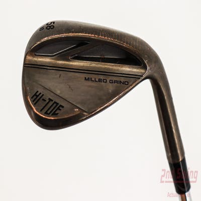 TaylorMade Milled Grind HI-TOE 3 Copper Wedge Lob LW 58° 10 Deg Bounce FST KBS Hi-Rev 2.0 115 Steel Wedge Flex Right Handed 35.0in