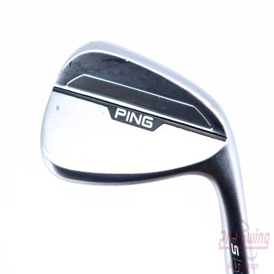 Ping s159 Chrome Wedge Pitching Wedge PW 46° 12 Deg Bounce S Grind Aerotech SteelFiber i95cw Graphite Stiff Right Handed Black Dot 35.75in