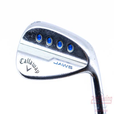 Callaway Jaws MD5 Platinum Chrome Wedge Pitching Wedge PW 48° 10 Deg Bounce S Grind Dynamic Gold Tour Issue S200 Steel Stiff Right Handed 35.75in