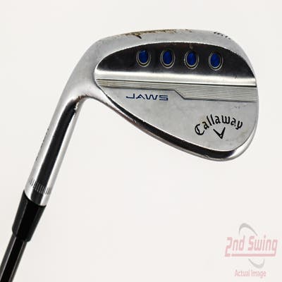 Callaway Jaws MD5 Platinum Chrome Wedge Lob LW 58° 10 Deg Bounce S Grind FST KBS $-Taper Black PVD Steel Wedge Flex Left Handed 35.25in